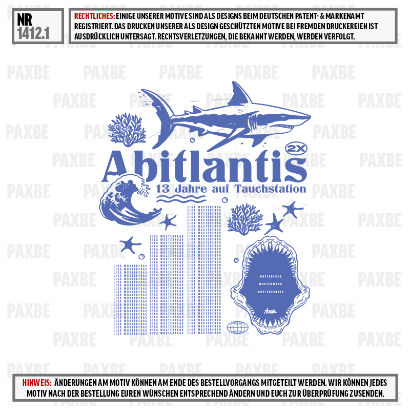 Schwimmtraining, Abitlantis, Hai, Koralle, Unterwasser, aquatisch, Hai, Illustration, Ozean, Muster