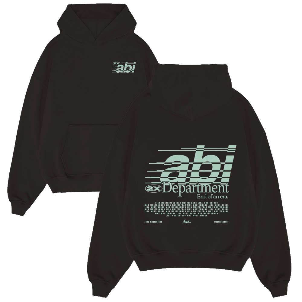 Hoodie, Pullover, Schwarz, Grafikdruck, Kanguruhtaschen, Hoodie, Schwarz, Vorne Tasche, Bedrucktes Motiv, Rückenlogo
