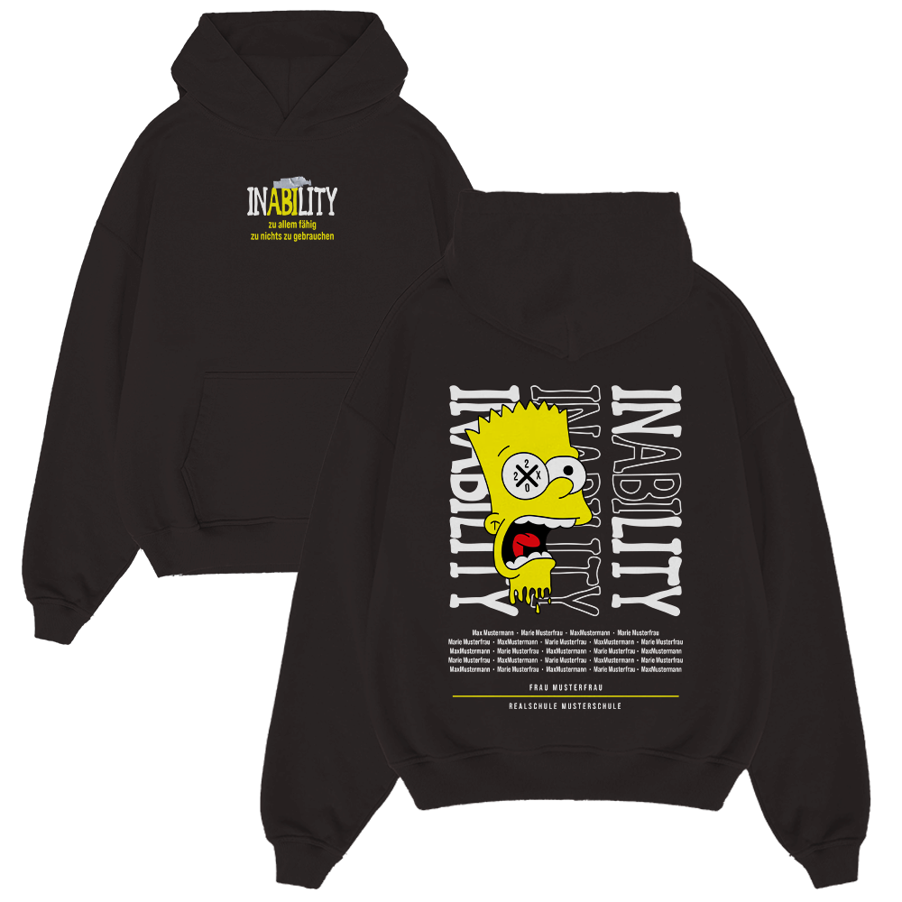 INABILITY 858.1 Kapuzenpulli, Strickwaren, Pullover, Sweatshirt, Mantel
