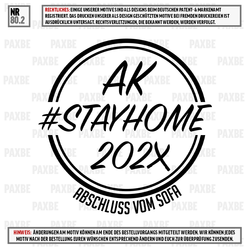 STAY HOME KREIS 80.2