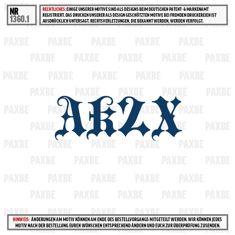 logo, AKZN, blue, gothic, text-art, logo, lettering, monogram, grafik, design