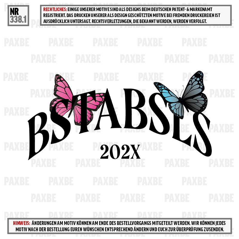 BSTABSLS BUTTERFLY 338.1 BSTABSLS BUTTERFLY 338.1