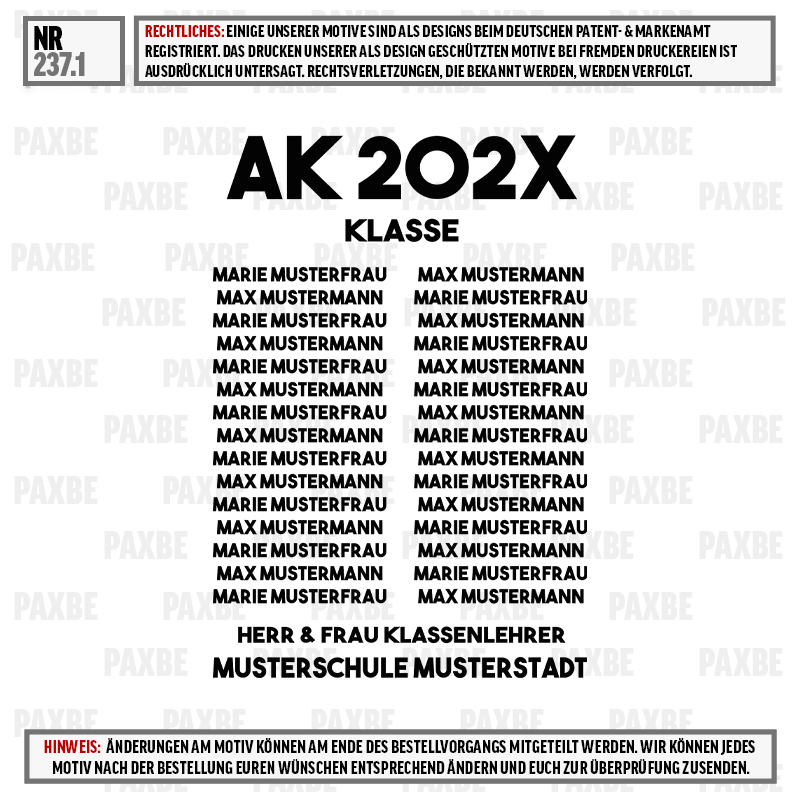 klassenlehrer, musterstadt, musterfrau, schule, klassenzimmer, Klasse, Schule, Muster, Angaben, Label