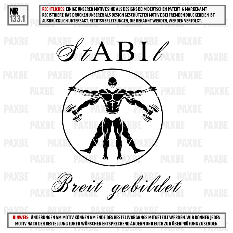 STABIL BREIT GEBILDET 133.1 STABIL BREIT GEBILDET 133.1