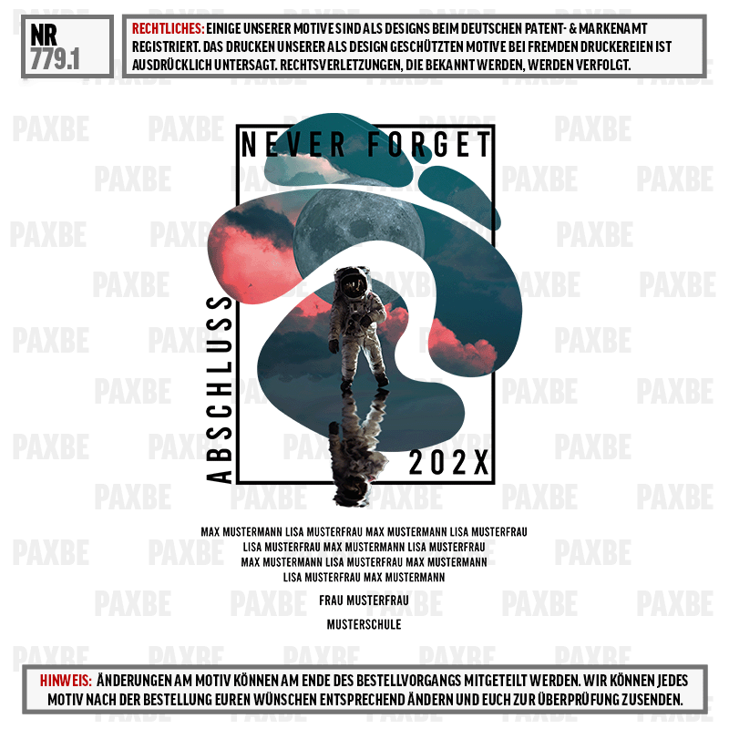 absolventenfeier, jahrgang 202x, astronaut, raum, poster design, Astronaut, Space, Abstract design, Grayscale, Framed artwork