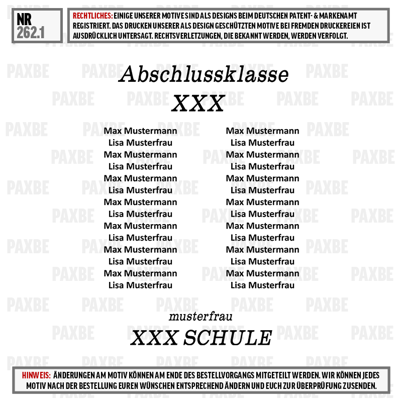 Abschnitt, Abschlussklasse, Abschlussjahr, Jahrgang, Schule