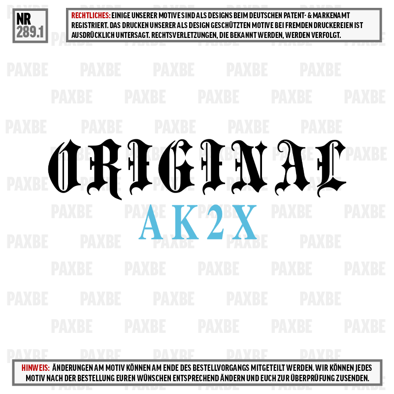 ORIGINAL BLUE FLOWER 289.1 ORIGINAL BLUE FLOWER 289.1