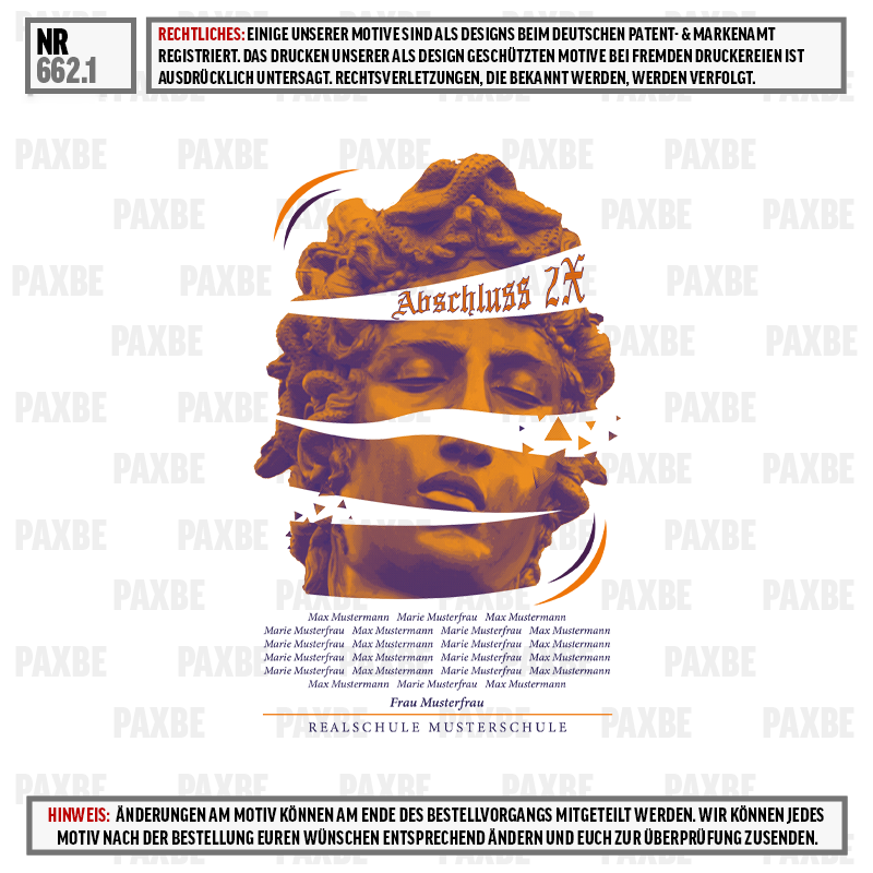 Portrait, Statue, Klassische Skulptur, S-Statue, Orangene Tönung,  statue, skulptur, orange, band, anschluss IX