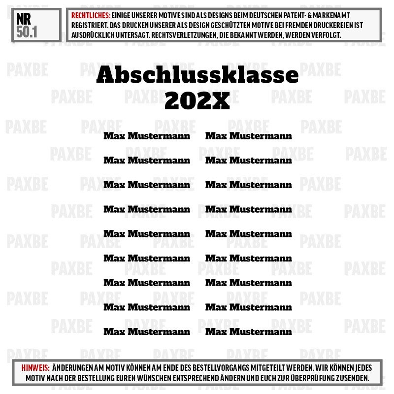 Abschlussnote 20xx, Abschlussklasse, Abschlussjahr, Namensplatzhalter, Mustertext wiederholt, dokument, vorlage, abschlussklasse, zeugnis, mustermann