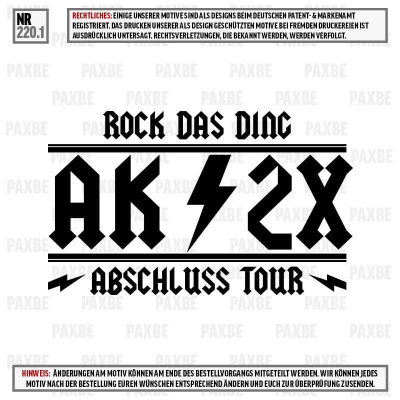 ROCK DAS DING ABSCHLUSS TOUR 220.1 ROCK DAS DING ABSCHLUSS TOUR 220.1