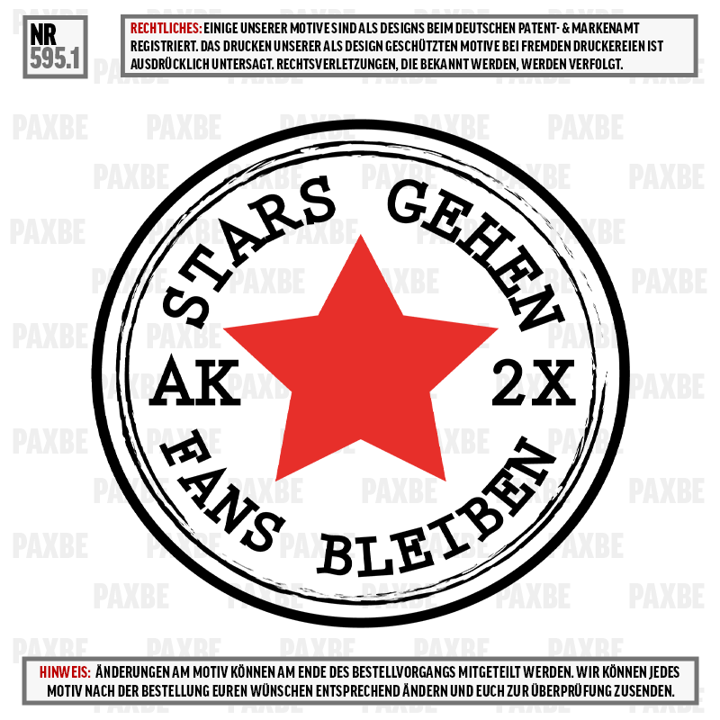 STARS GEHEN FANS BLEIBEN 595.1 STARS GEHEN FANS BLEIBEN 595.1