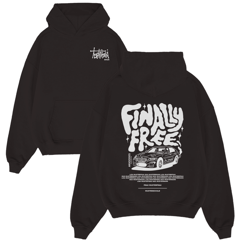 TSCHÜSSI X FINALLY FREE 935.1 Strickwaren, Pullover, Sweatshirt, Kapuzenpulli, Auto, Strickwaren, Pullover, Sweatshirt, Kapuzenpulli, Kapuze