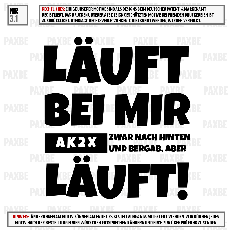 LÄUFT BEI MIR BERGAB 3.1