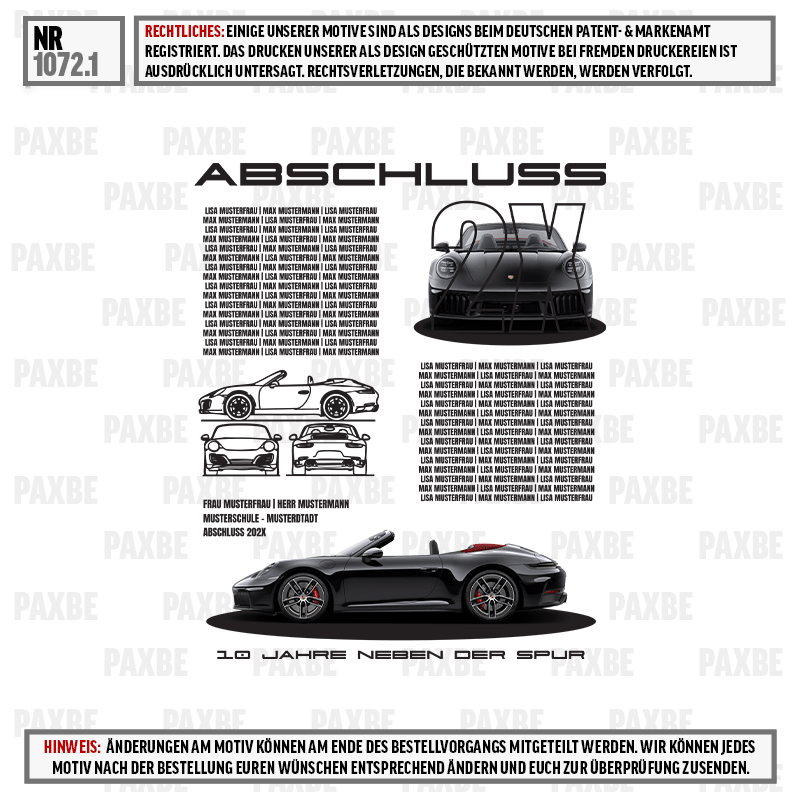 ABSCHLUSS PORSCH 1072.1