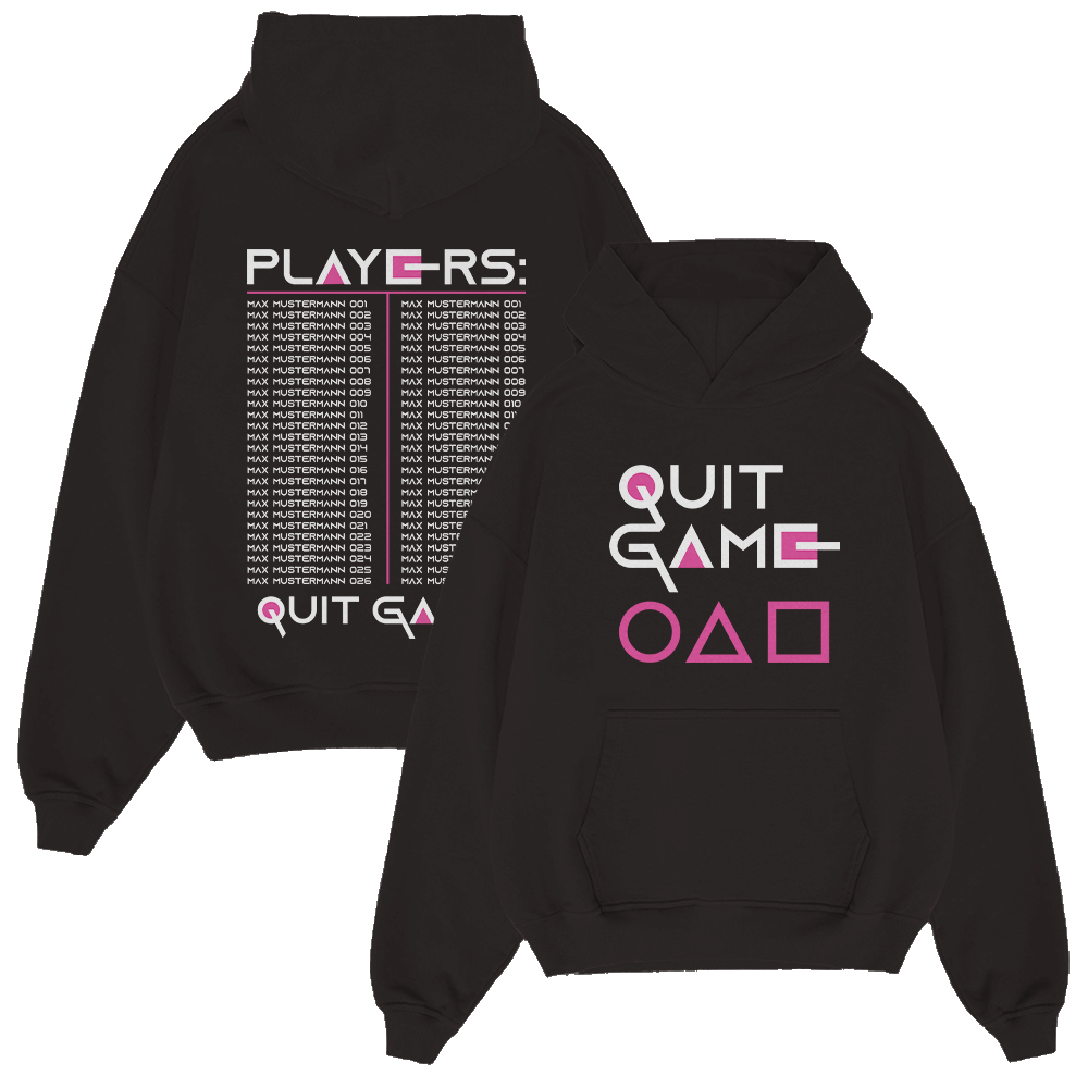 Quit Game V2 560.1 Strickwaren, Pullover, Sweatshirt, Kapuzenpulli, Kapuze, Strickwaren, Pullover, Sweatshirt, Kapuzenpulli, Kapuze