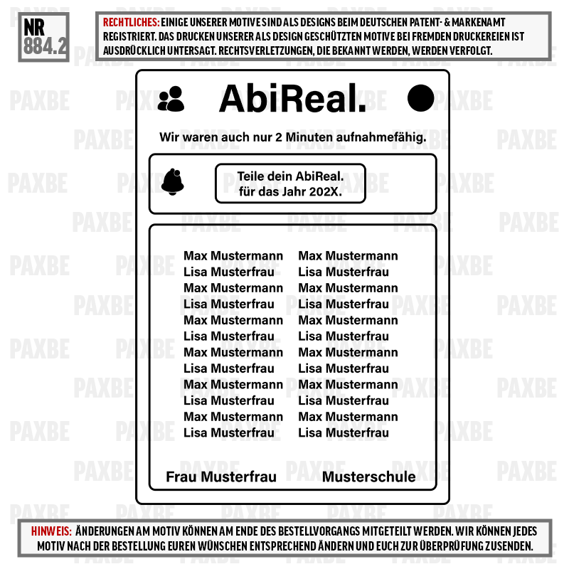 ABIREAL 2 MINUTEN AUFNAHMEFÄHIG V2 884.2 ABIREAL 2 MINUTEN AUFNAHMEFÄHIG V2 884.2