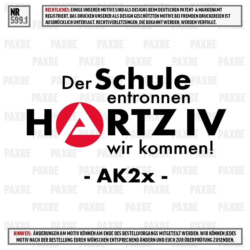 HARTZ 4 WIR KOMMEN 599.1 HARTZ 4 WIR KOMMEN 599.1