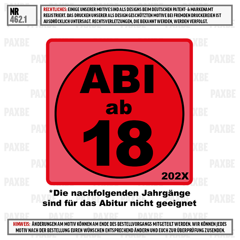 Altersbeschränkung, 18-plus, quadratisches Etikett, roter Kreis, Grafikaufkleber, Ab18, Altersfreigabe, Rote Farbe, Rundlogo, Sticker/Etikett