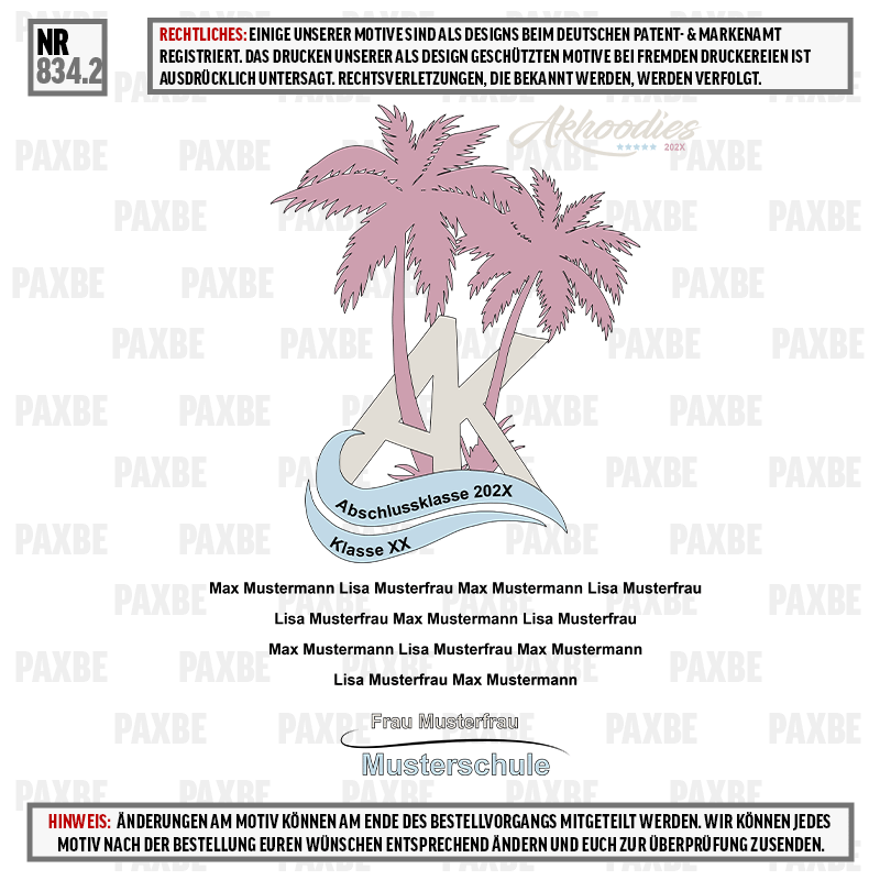 AKHOODIES RESORTS PINK 834.2 AKHOODIES RESORTS PINK 834.2