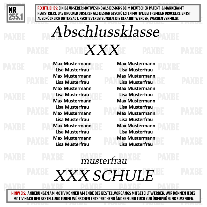 PIS OUT WIR SIND RAUS 255.1 PIS OUT WIR SIND RAUS 255.1