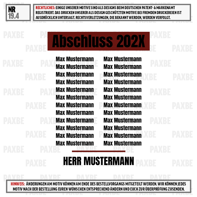 Abschluss, Muster, Herr Muster Mann, Label, Poster, poster, abschluss 202x, herr, mustermann, max mustermann