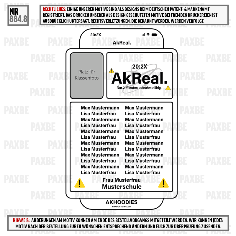 AKREAL 2 MINUTEN AUFNAHMEFÄHIG SMARTPHONE UNIVERSUM 884.8