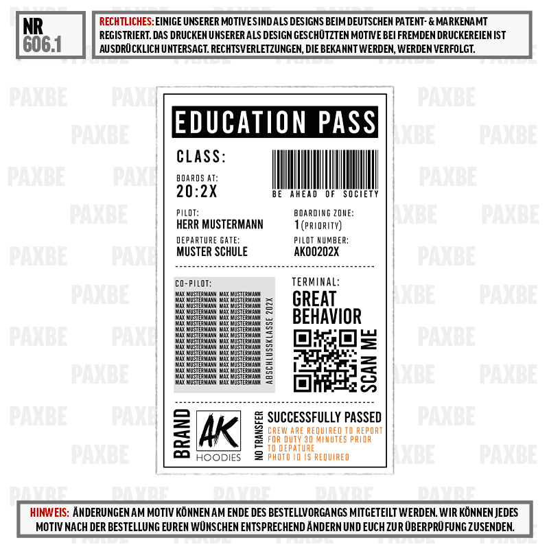 bildung, ausweis, barcodetag, etikett, qr-code, education, revers, ausweis, barcode, QR-code