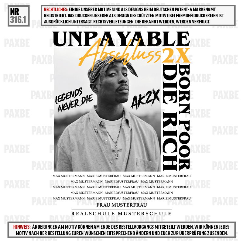 2PAC UNPAYABLE AK 316.1