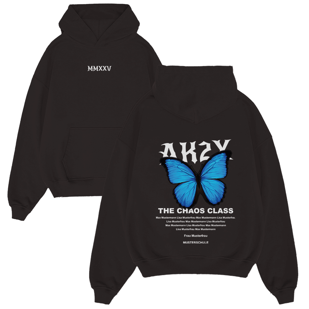 hoodie, schwarz, schmetterling, grafik, ruckseite print, hoodie, schwarz, schmetterling, grafik, rückenprint
