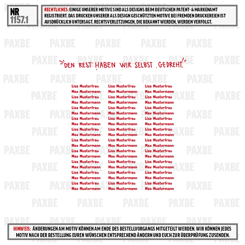 STOFF AUF VORRAT 1157.1 Diagramm, Handlung, Seite, Text, Nummer