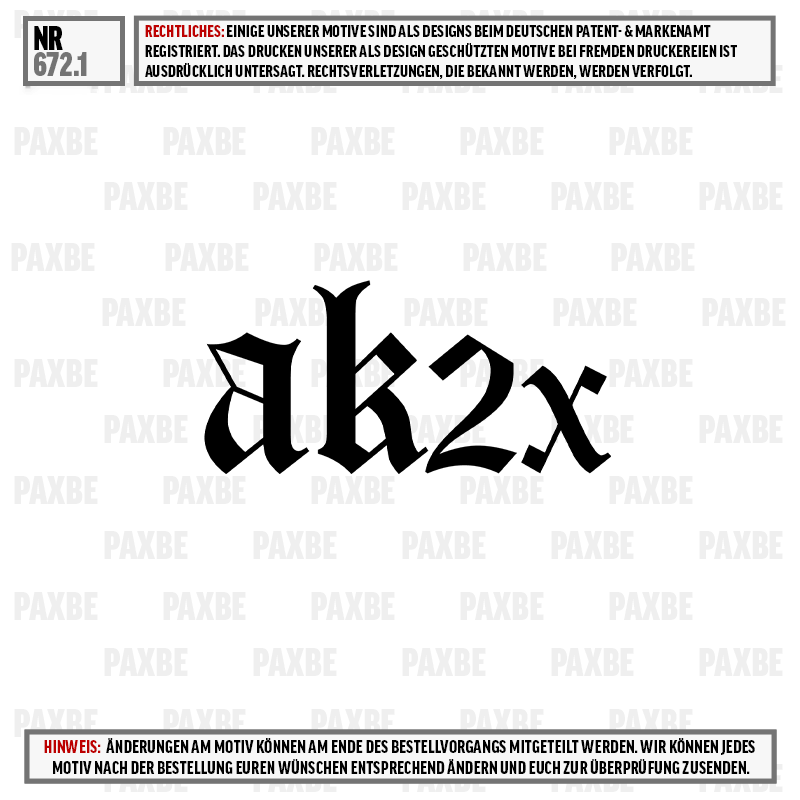 logo, text, monogram, schwarz, gothisch, T-Shirt, Schwarz Druck, Gothische Schrift, Schriftzug, AK2x
