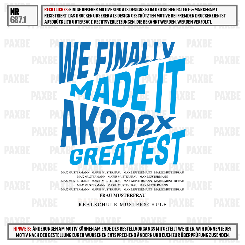 poster, typografie, schule, blau, größtes, T-Shirt, Typografie, Weiß, Blau, Motivtext