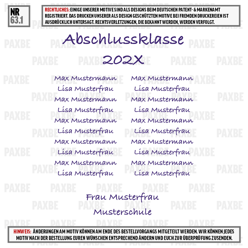 FACK JU SCHULE 63.1 FACK JU SCHULE 63.1