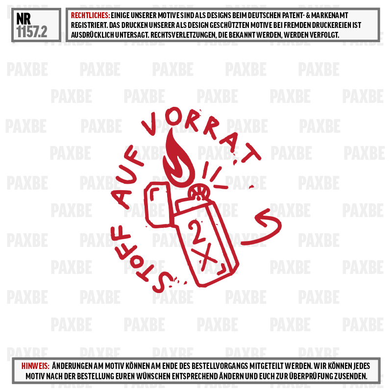 STOFF AUF VORRAT 1157.2 Dynamit, Waffe
