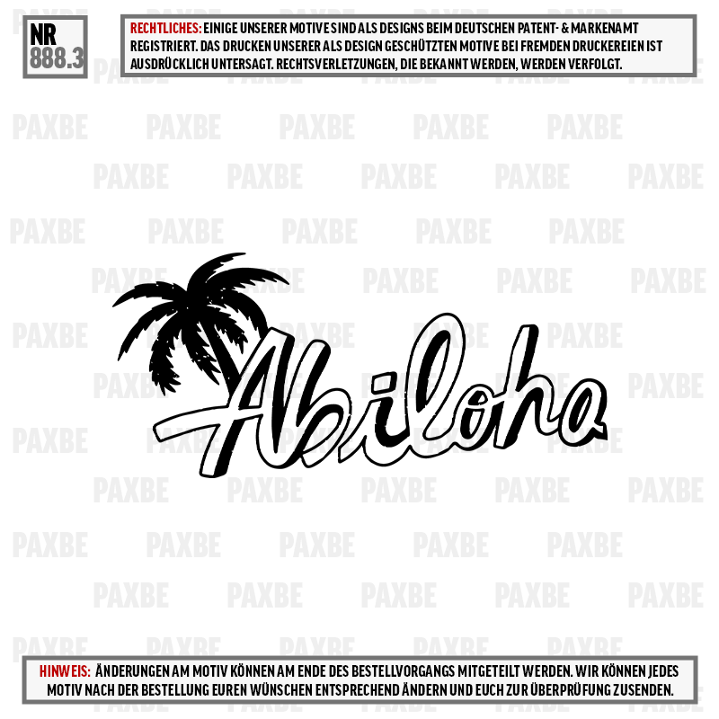 ABILOHA SANDSTRAND 888.3 ABILOHA SANDSTRAND 888.3