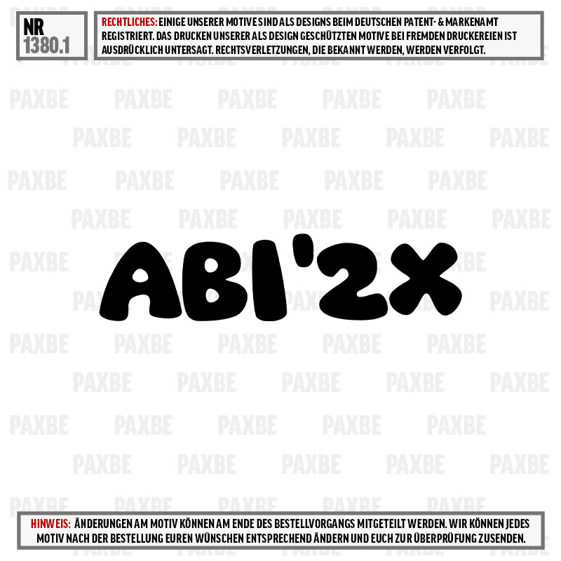 AB'12x, Typografie, Aufkleber, Etikett, Monoschrift