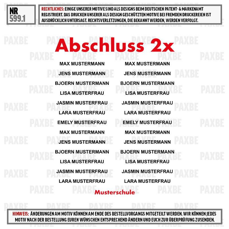 Musterkarte, Abschluss 2x, Musterschule, Mustergeschäft, Mustername, Schulband, Abschluss 2x, Musterfrau, Musterschaft, Notenliste