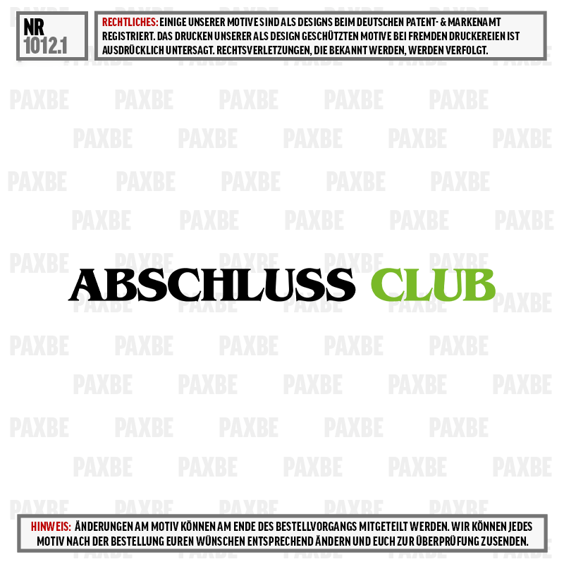 WE LIKE A PORSCH 1012.1 WE LIKE A PORSCH 1012.1