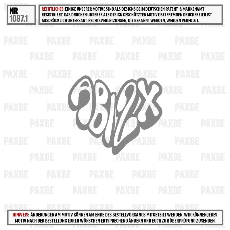graffiti, Herz, Monogramm, Wortmarke, Illustration, graffiti, monogram, grafik, logo, herz