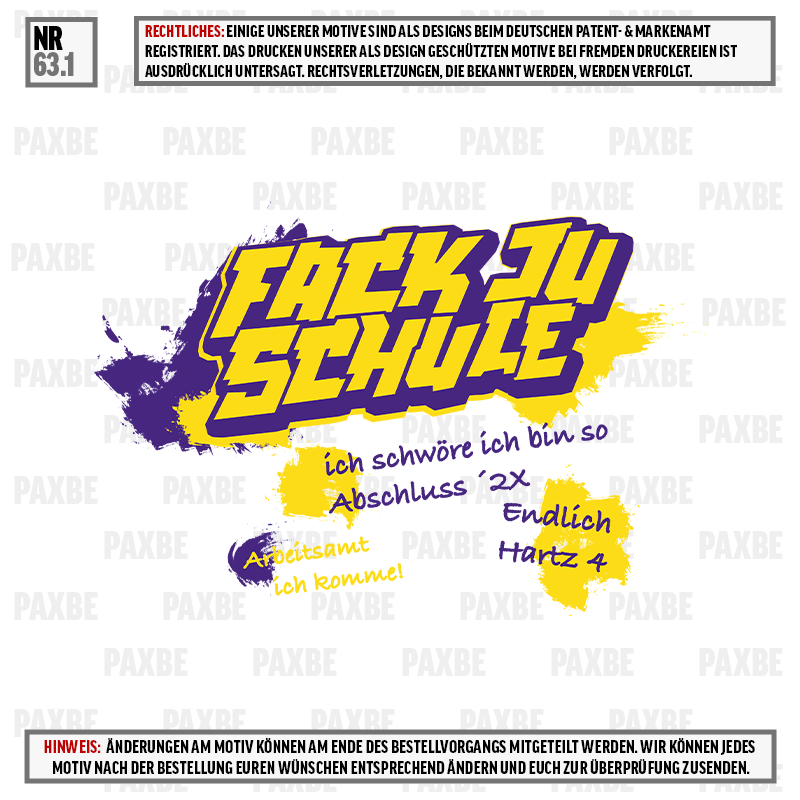 FACK JU SCHULE 63.1 FACK JU SCHULE 63.1