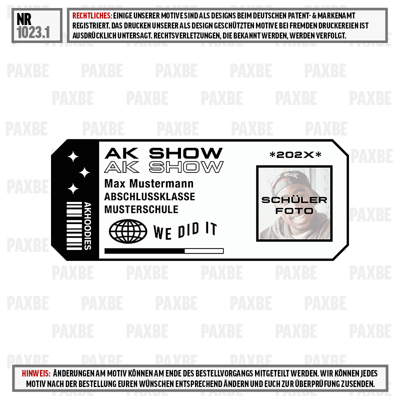 AK SHOW TICKETS 1023.1