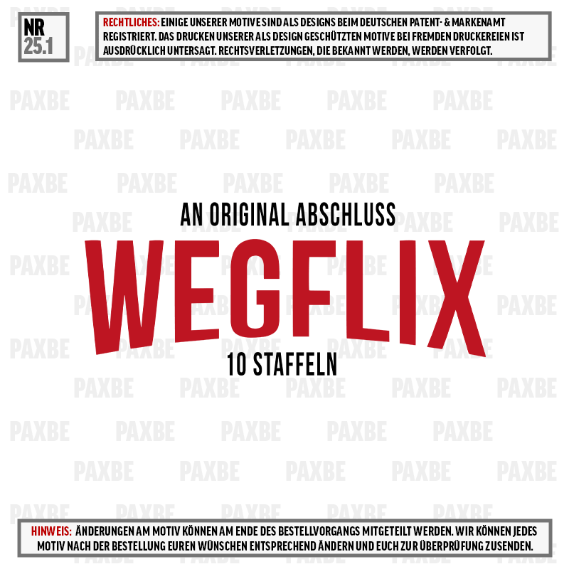 WEGFLIX 25.1 WEGFLIX 25.1