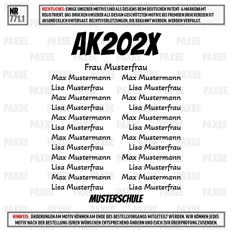 BUNNY ABSCHLUSS 771.1 BUNNY ABSCHLUSS 771.1