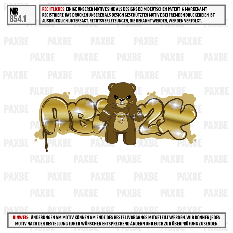 graffiti, Bär, Gold, Graffiti-Bär, Medallion, graffiti, bär, gold, affe, kunst