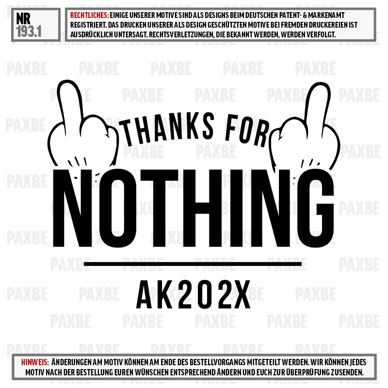 Nichts, Danke, AK202X, Mittelgrund, Zeichnung, grafik, text, nichts, AK202X, mitte-finger