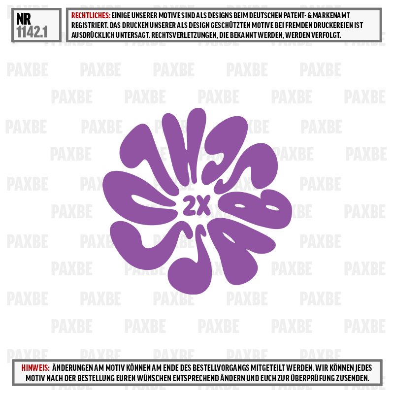 blume, lila, violett, mustern, 2x, Grußkarte, Blumenmotiv, lila Design, 2x, Rundabzeichen