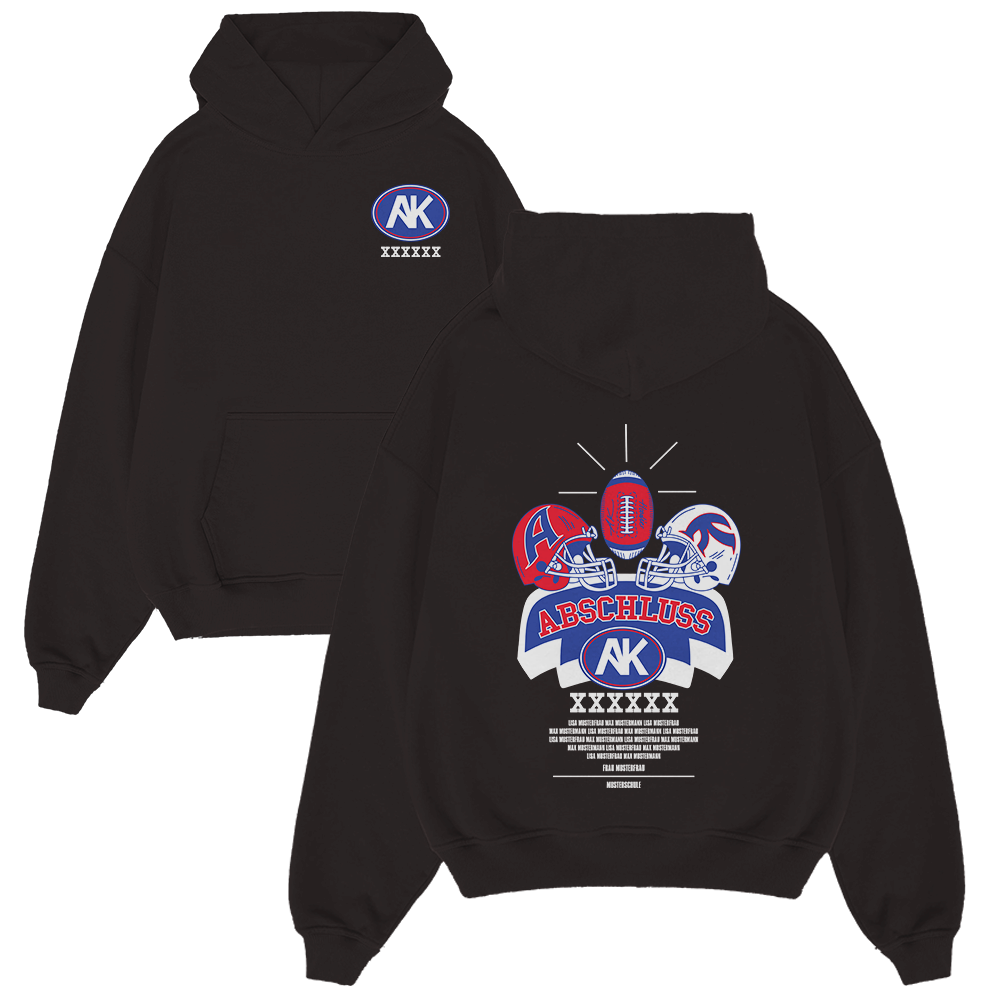 AK FOOTBALL 969.1 Bekleidung, Strickwaren, Pullover, Sweatshirt, Kapuzenpulli, Strickwaren, Pullover, Sweatshirt, Kapuzenpulli, Kapuze