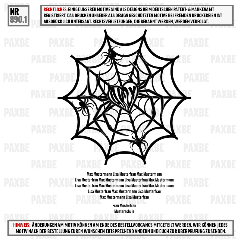 SPIDERHEART 890.1 Spinnennetz