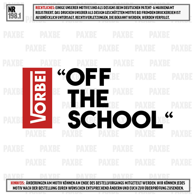 VANS VORBEI OFF THE SCHOOL 2 198.1 VANS VORBEI OFF THE SCHOOL 2 198.1