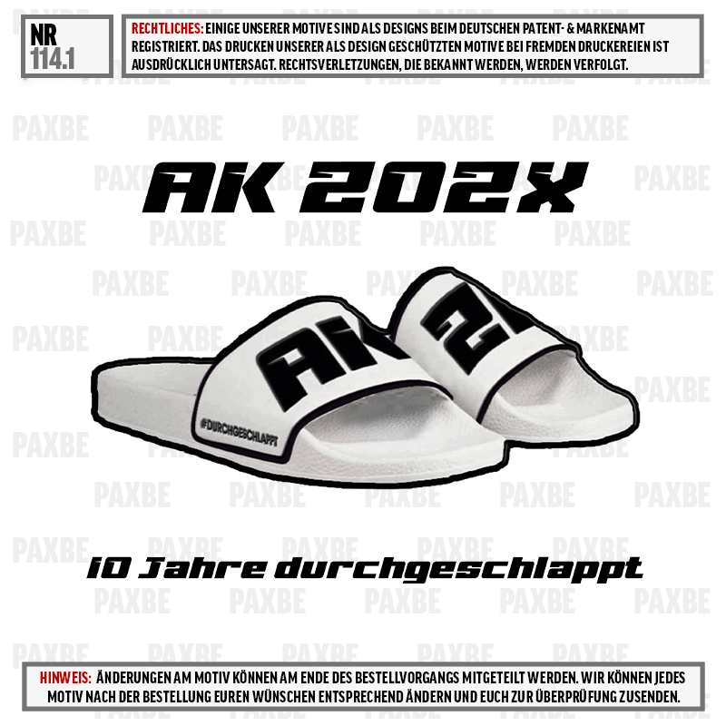 Hausschuhe, Slipper, Sandale, Weiß, AK 202x, Slipper, Sandalen, Paar, Slides, Dekolleté